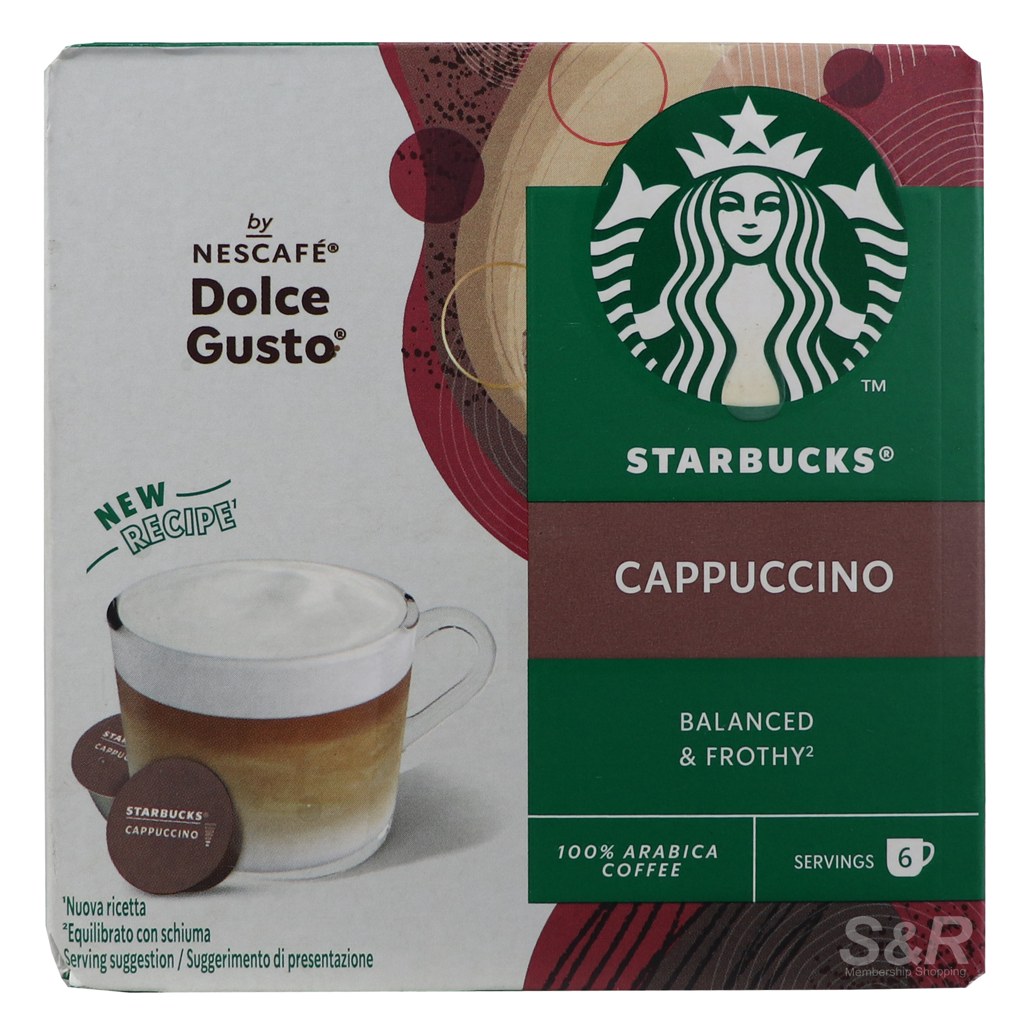 Starbucks Cappuccino by Nescafe Dolce Gusto 12caps Starbucks Cappuccino by Nescafe Dolce Gusto 12caps